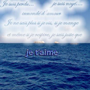 je t'aime mon amour